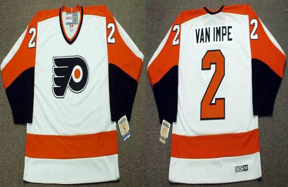 2019 Men Philadelphia Flyers #2 Vanimpe White CCM NHL jerseys->philadelphia flyers->NHL Jersey